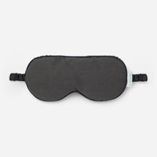 Load image into Gallery viewer, Eye Mask / Luxe Linen Charcoal