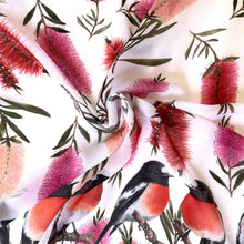 Load image into Gallery viewer, Australian Scarlet Red Robin Scarf