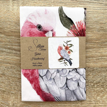 Load image into Gallery viewer, Single Galah Handkerchief / Large Bird