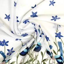 Load image into Gallery viewer, Superb Fairy Wren with Royal Bluebells Scarf
