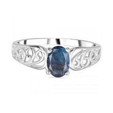 Load image into Gallery viewer, Nina Sterling Silver Labradorite Ring
