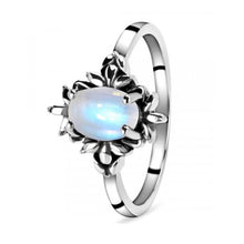 Load image into Gallery viewer, Leona Sterling Silver Moonstone Ring