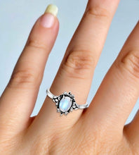 Load image into Gallery viewer, Leona Sterling Silver Moonstone Ring
