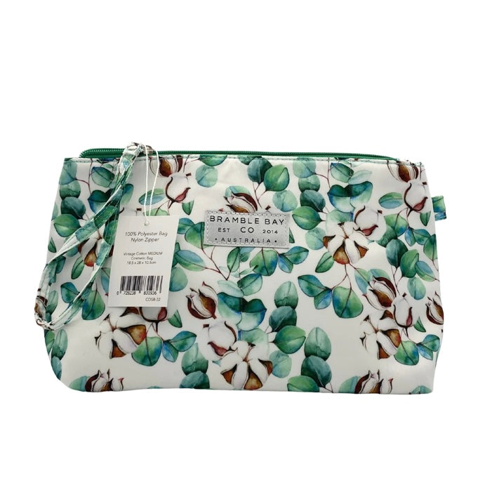 Australian Linen Collection / Vintage Cotton Medium Cosmetic Bag