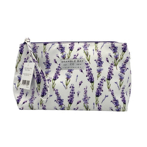 Australian Linen Collection / Lavender Fields Medium Cosmetic Bag