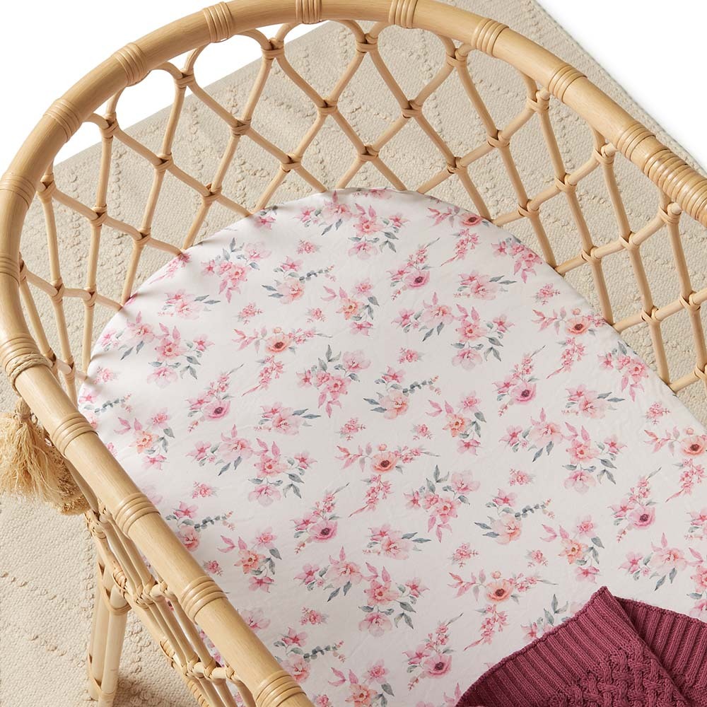 Camille / Bassinet Sheet / Change Pad Cover