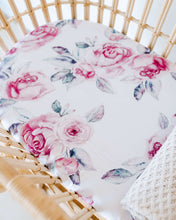 Load image into Gallery viewer, Lilac Skies / Bassinet Sheet / Change Pad Cover
