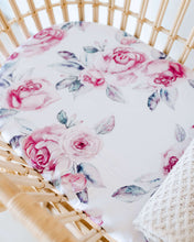 Load image into Gallery viewer, Lilac Skies / Bassinet Sheet / Change Pad Cover