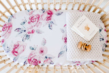 Load image into Gallery viewer, Lilac Skies / Bassinet Sheet / Change Pad Cover
