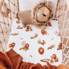 Load image into Gallery viewer, Lion / Bassinet Sheet / Change Pad Cover