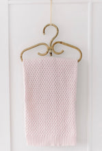 Load image into Gallery viewer, Blush Pink / Diamond Knit Baby Blanket

