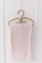 Load image into Gallery viewer, Blush Pink / Diamond Knit Baby Blanket