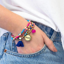 Load image into Gallery viewer, 'Believe' Charm Bracelet Stack