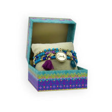 Load image into Gallery viewer, 'Persian Moonlight' Create Charm Bracelet Stack