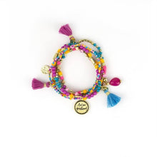 Load image into Gallery viewer, 'Heart Dreamer' Charm Bracelet Stack