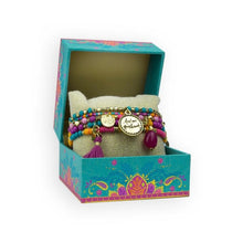 Load image into Gallery viewer, 'Heart Dreamer' Charm Bracelet Stack