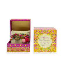 Load image into Gallery viewer, 'Happiness' Charm Bracelet Stack
