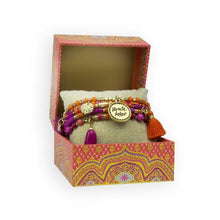 Load image into Gallery viewer, 'Miracle Maker' Charm Bracelet Stack