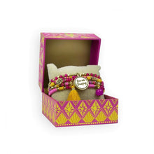 Load image into Gallery viewer, 'You Are Amazing' Charm Bracelet Stack