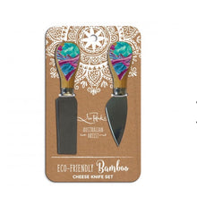 Load image into Gallery viewer, Cheese Knives / Azure Blossoms