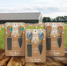 Load image into Gallery viewer, Cheese Knives / Colourful Guineas