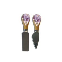 Load image into Gallery viewer, Cheese Knives / Purple Orchid