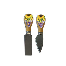 Load image into Gallery viewer, Cheese Knives / Smiling Sunflowers