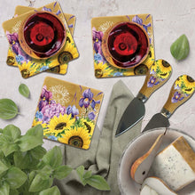 Load image into Gallery viewer, Cheese Knives / Smiling Sunflowers