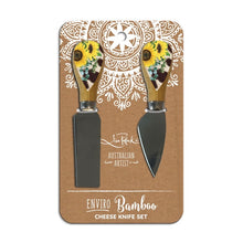 Load image into Gallery viewer, Cheese Knives / Sunflower Cowhide