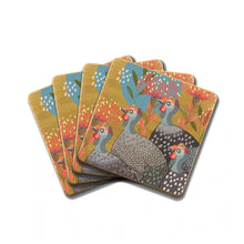 Load image into Gallery viewer, Coaster Set / Grey Guineas