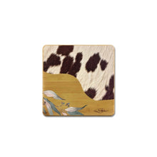 Load image into Gallery viewer, Coaster Set / Native Cowhide
