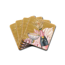 Load image into Gallery viewer, Coaster Set / Pink Champagne