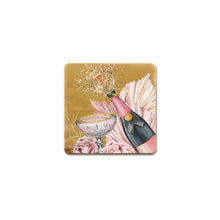Load image into Gallery viewer, Coaster Set / Pink Champagne