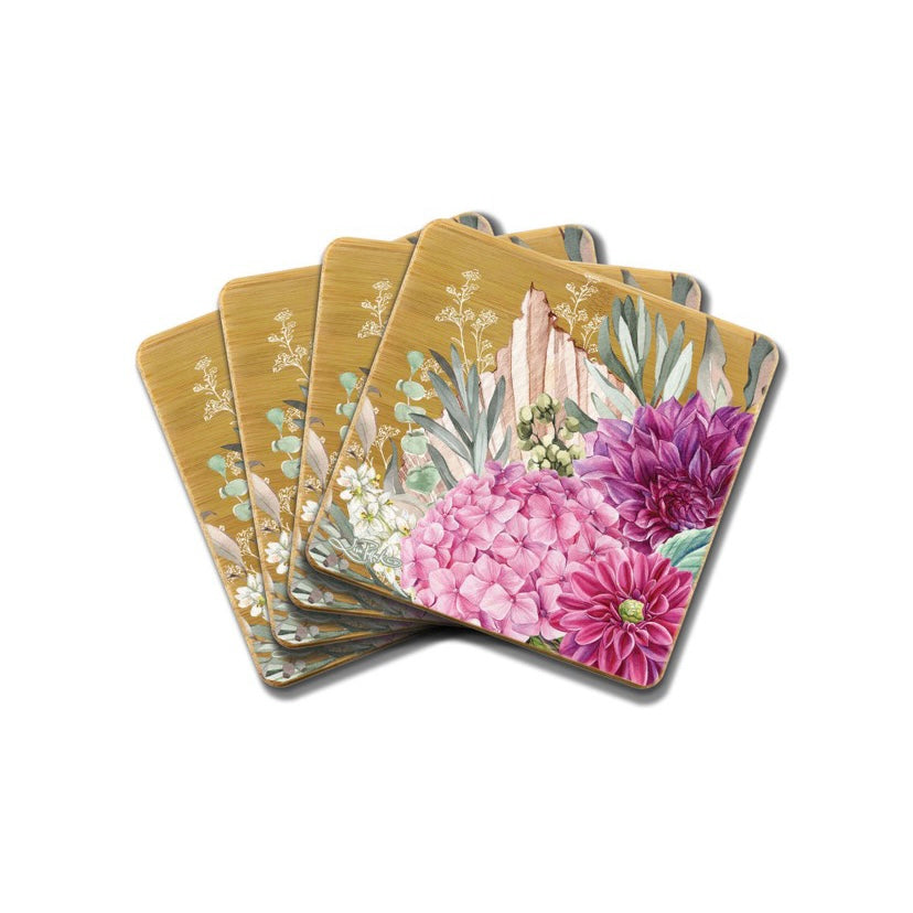 Coaster Set / Chrysanthemum