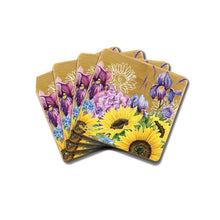 Load image into Gallery viewer, Coaster Set / Smiling Sunflowers