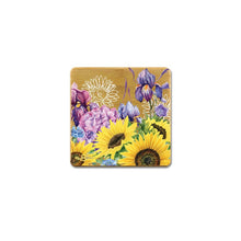 Load image into Gallery viewer, Coaster Set / Smiling Sunflowers