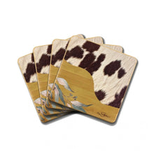 Load image into Gallery viewer, Coaster Set / Native Cowhide