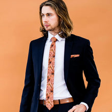 Load image into Gallery viewer, Cotton Tie / Autumn Leaves