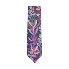 Load image into Gallery viewer, Cotton Tie / Protea Navy