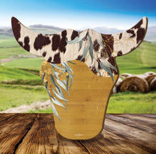 Load image into Gallery viewer, Serving Platter / Wall Art / Cow Head / Native Cowhide
