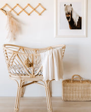 Load image into Gallery viewer, Cream / Diamond Knit Baby Blanket