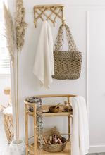 Load image into Gallery viewer, Cream / Diamond Knit Baby Blanket