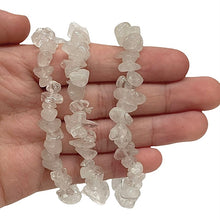 Load image into Gallery viewer, Crystal Chip Bracelet / Clear Quartz
