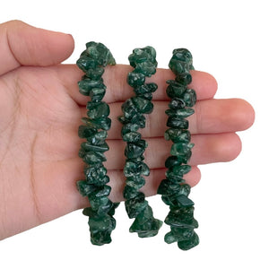 Crystal Chip Bracelet / Jade