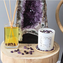 Load image into Gallery viewer, Crystal Infusion Candle / Amethyst
