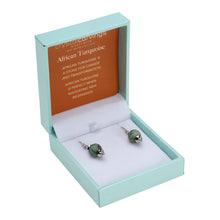 Load image into Gallery viewer, African Turquoise / Natural Stone Earrings