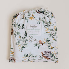 Load image into Gallery viewer, Eucalypt / Fitted Cot Sheet