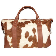 Load image into Gallery viewer, Everly Cowhide Leather Duffle Bag 064