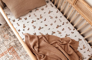 Fox / Fitted Cot Sheet