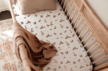 Load image into Gallery viewer, Fox / Fitted Cot Sheet